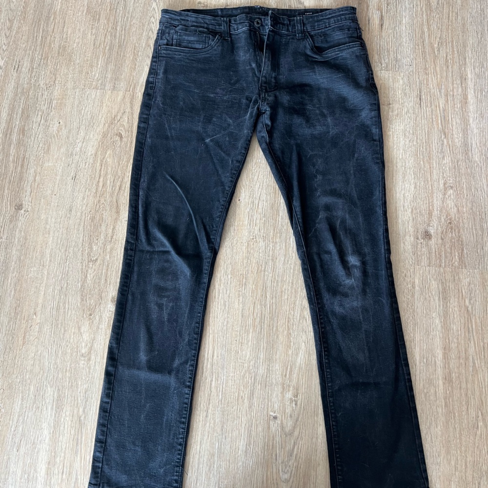 Kenneth Cole Black Denim Jeans 32 x 32